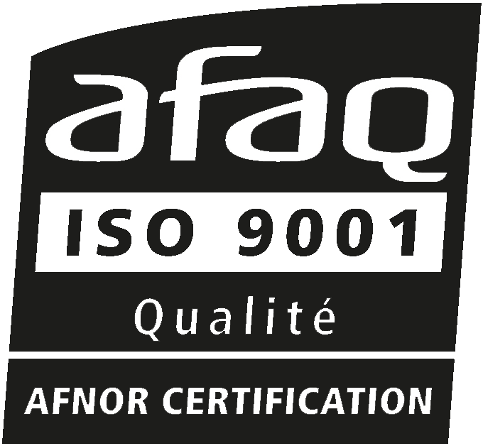 Pictogramme de l'afaq qui certifie les formations pour dirigeants CPA à la norme iso 9001, gage de qualité 