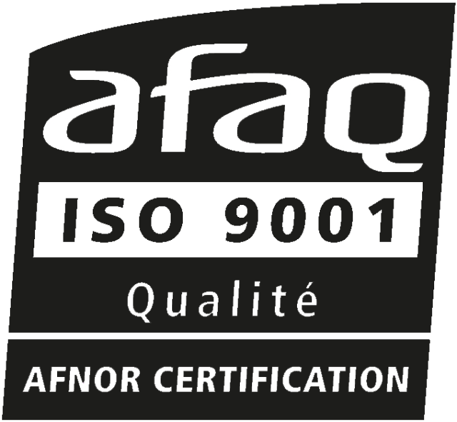 Pictogramme de l'afaq qui certifie les formations pour dirigeants CPA à la norme iso 9001, gage de qualité 